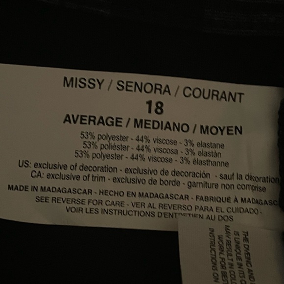 Gloria Vanderbilt Amanda plaid pants size 18 - Picture 11 of 14